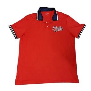 Polo Ralph Lauren Mens Performance Polo Shirts Dri Fit Size X-Large In RED